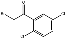 2-溴-1-(2,5-二氯苯基)乙酮 结构式