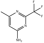 6-甲基-4-氨基-2-三氟甲基嘧啶 结构式