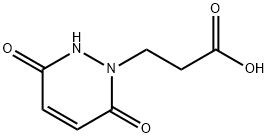 3-(3,6-二氧代-3,6-二氢-1(2H)-哒嗪基)丙酸 结构式