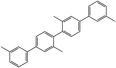 2'',3,3',3'''-tetramethyl-1,1':4',1'':4'',1'''-quaterphenyl  结构式