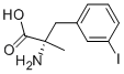 (R)-Α-METHYL-3-IODOPHENYLALANINE·H<SUB>2<SUB>O 结构式