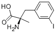 (S)-Α-METHYL-3-IODOPHENYLALANINE·H<SUB>2<SUB>O 结构式