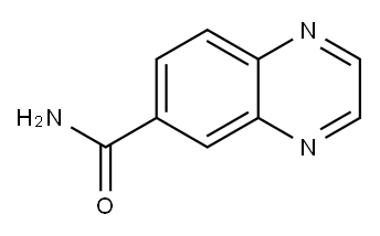 6-喹喔啉甲酰胺 结构式