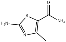 5-Thiazolecarboxamide,2-amino-4-methyl-(9CI) 结构式