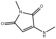 1H-Pyrrole-2,5-dione,1-methyl-3-(methylamino)- 结构式