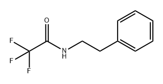 2,2,2-三氟-N-(2-苯基乙基)乙酰胺 结构式