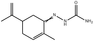 p-Mentha-6(1),8-dien-2-one semicarbazone 结构式