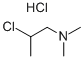 N,N-二甲氨基-2-氯丙烷盐酸盐 结构式