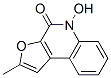 Furo[2,3-c]quinolin-4(5H)-one, 5-hydroxy-2-methyl- (9CI) 结构式