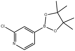 2-氯吡啶-4-硼酸频哪醇酯 结构式