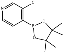 3-氯吡啶-4-硼酸频哪酯 结构式