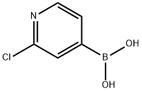 2-氯-4-吡啶硼酸 结构式