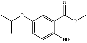 2-氨基-5-异丙氧基苯甲酸甲酯 结构式