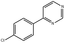 Pyrimidine, 4-(4-chlorophenyl)- (9CI) 结构式