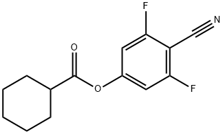 Cyclohexanecarboxylic acid, 4-cyano-3,5-difluorophenyl ester