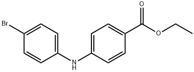 N-(4-BROMOPHENYL-N-(4-CARBETHOXYPHENYL)AMINE
 结构式