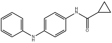 Cyclopropanecarboxamide, N-[4-(phenylamino)phenyl]- (9CI) 结构式