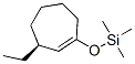 Silane, [[(3S)-3-ethyl-1-cyclohepten-1-yl]oxy]trimethyl- (9CI) 结构式