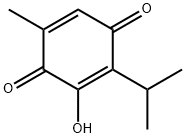 5-Hydroxy-p-mentha-1,4-diene-3,6-dione 结构式