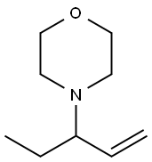 Morpholine,  4-(1-ethyl-2-propenyl)-  (9CI) 结构式