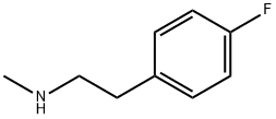 2-(4-氟苯)-N-甲基乙胺 结构式