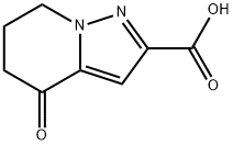 4-氧代-4,5,6,7-四氢吡唑并[1,5-A]吡啶-2-羧酸 结构式