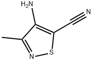 4-Amino-3-methyl-isothiazole-5-carbonitrile 结构式