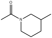1-乙酰基-3-甲基哌啶 结构式