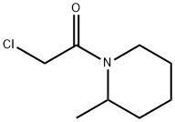 1-(氯乙酰基)-2-甲基哌啶 结构式