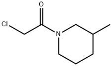 2-CHLORO-1-(3-METHYL-PIPERIDIN-1-YL)-ETHANONE 结构式