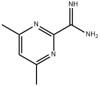 2-Pyrimidinecarboximidamide, 4,6-dimethyl- (9CI) 结构式