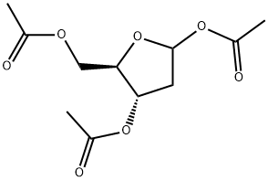 1,3,5-三乙酰基-2-脱氧-D-赤式戊呋喃糖 结构式