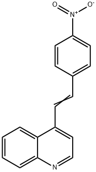 4-(p-Nitrostyryl)quinoline 结构式