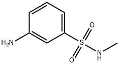 N-甲基-3-氨基苯磺酰胺 结构式