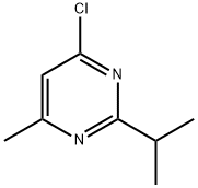 4-氯-6-甲基-2-异丙基嘧啶 结构式