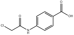 4-(2-氯酰氨)苯甲酸 结构式