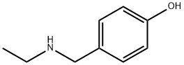 4-[(乙氨基)甲基]苯酚 结构式