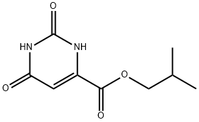 4-PyriMidinecarboxylic acid, 1,2,3,6-tetrahydro-2,6-dioxo-, 2-Methylpropyl ester 结构式