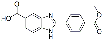 2-(4-Methoxycarbonylphenyl)-1H-benzimidazole-5-carboxylic acid 结构式