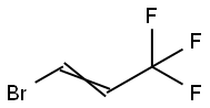 1-BROMO-3,3,3-TRIFLUOROPROP-1-ENE 结构式