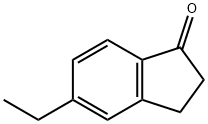5-乙基-2,3-二氢-1H-茚-1-酮 结构式