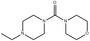 Morpholine, 4-[(4-ethyl-1-piperazinyl)carbonyl]- (9CI) 结构式