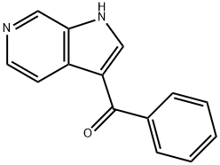 3-benzoyl-6-azaindole 结构式