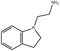 2,3-二氢-1H-吲哚-1-乙胺 结构式
