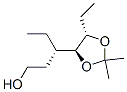 1,3-Dioxolane-4-propanol,gamma,5-diethyl-2,2-dimethyl-,(gammaS,4S,5S)-(9CI) 结构式