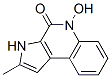 4H-Pyrrolo[2,3-c]quinolin-4-one, 3,5-dihydro-5-hydroxy-2-methyl- (9CI) 结构式