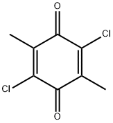 2,5-DICHLORO-3,6-DIMETHYL-P-BENZOQUINONE 结构式