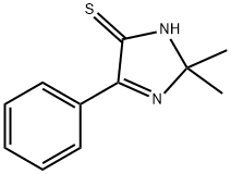 2,2-Dimethyl-4-phenyl-2,5-dihydro-1H-imidazole-5-thione 结构式
