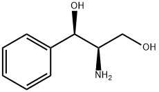(1R,2R)-(-)-2-氨基-1-苯基-1,3-丙二醇 结构式