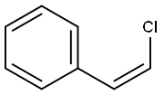 (Z)-1-Chloro-2-phenylethene 结构式